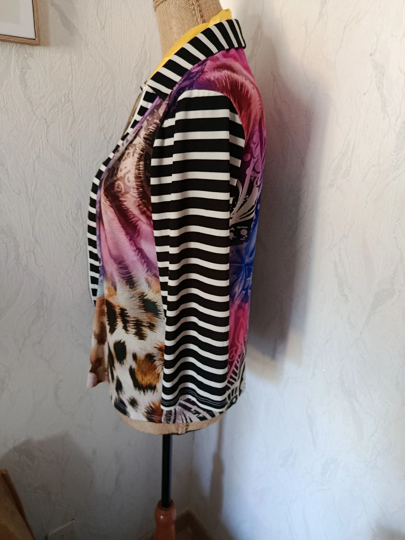 Jaqueta leve multicolorida – photo 5